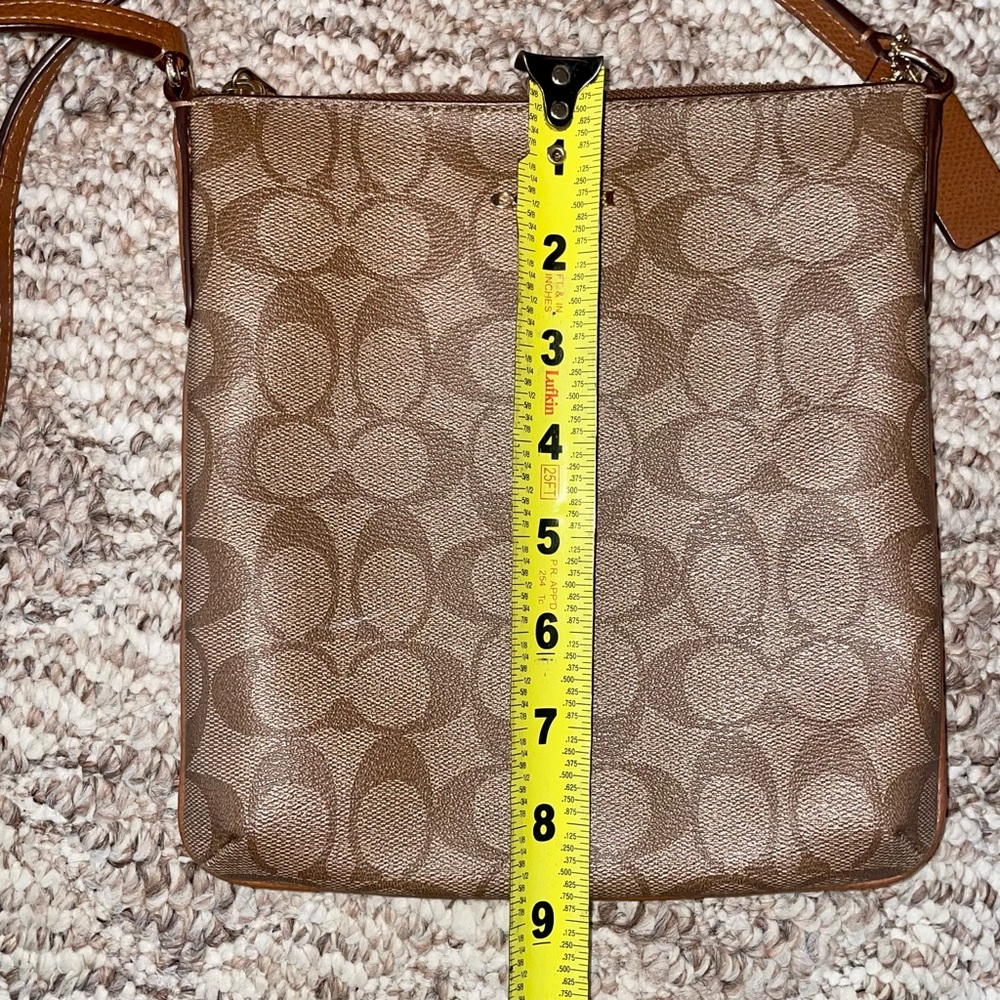 Coach Monogram Brown Crossbody - Picture 10 of 12